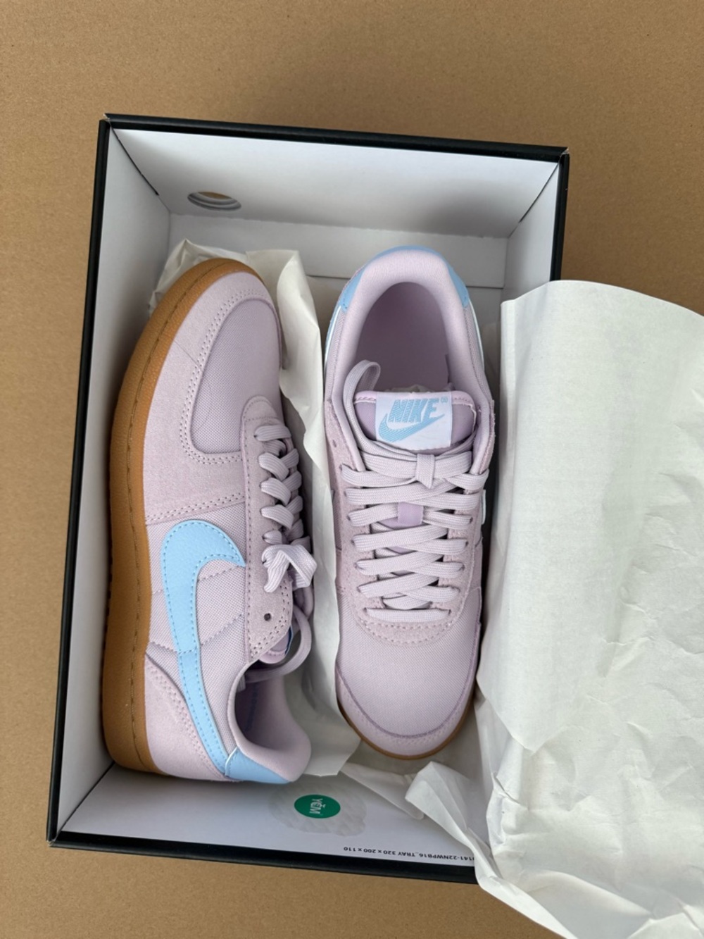Nike women’s field general shoes new in box size 9 in colors doll&psychic blue - Picture 8 of 11